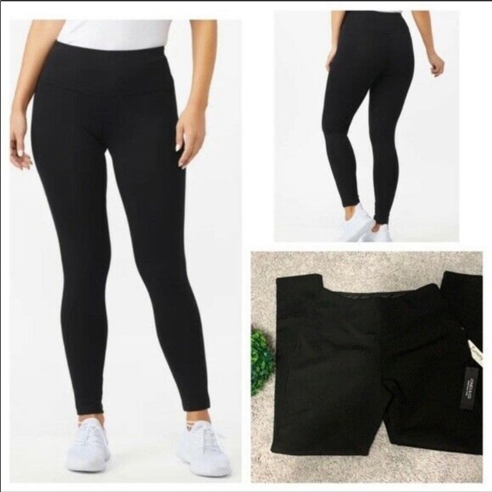 Jones New York Tummy Control Black Leggings Slim S